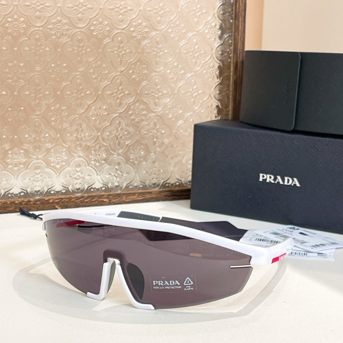 NIGO Prada Men's and Women's Lens Logo Nylon Irregular Shape Sunglasses Eyeglasses Glasses #nigo75574