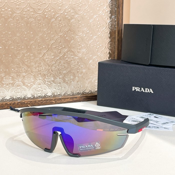 NIGO Prada Men's and Women's Lens Logo Nylon Irregular Shape Sunglasses Eyeglasses Glasses #nigo75574