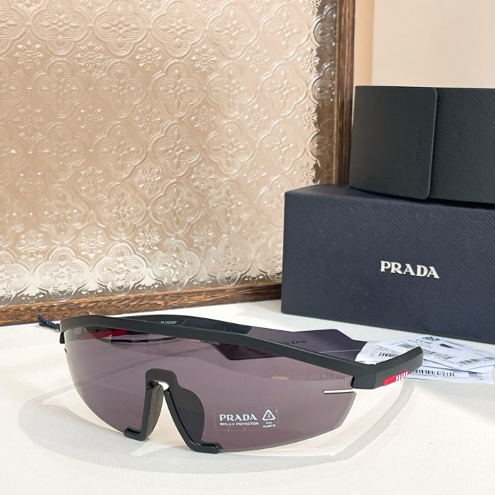 NIGO Prada Men's and Women's Lens Logo Nylon Irregular Shape Sunglasses Eyeglasses Glasses #nigo75574
