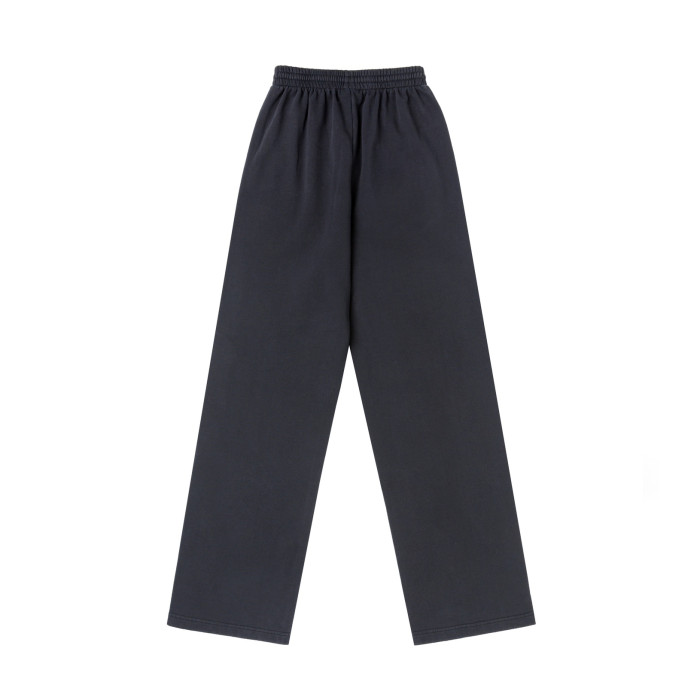NIGO Balenciaga Men's And Women's Spring And Autumn Solid Color Embroidery Letter Print Elastic Waist Casual Sweatpants Pants #nigo75615