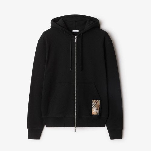 NIGO Burberry Men's Spring and Autumn Plaid Label Cotton Zipper Hooded Long Sleeve Sweatshirt Jacket Casual Elastic Waist Pants Set Suit #nigo75593