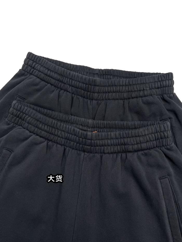 NIGO Balenciaga Men's And Women's Spring And Autumn Solid Color Embroidery Letter Print Elastic Waist Casual Sweatpants Pants #nigo75615