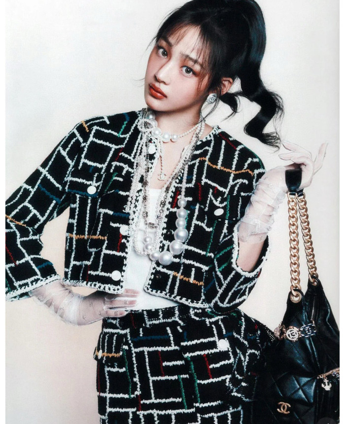NIGO Chanel Women's Spring And Autumn Color Blocking Check Embroidery Tweed Short Jacket Ngvp #nigo1233