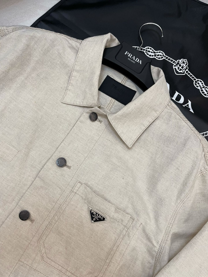 NIGO Prada Men's Fall And Winter Solid Color Lapel Single Breasted Linen Long Sleeved Jacket Casual Trousers Pants Set Suit #nigo75646