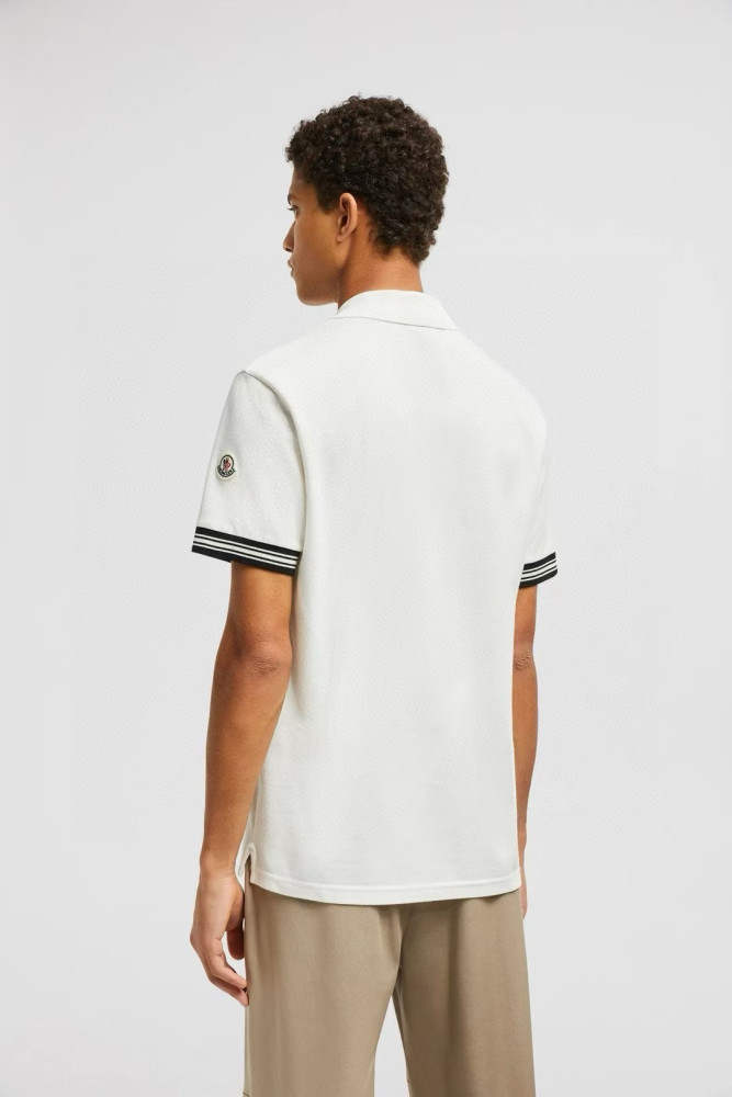 NIGO Moncler Men's Summer Embroidered Letter Print Polo Neck Solid Color Short Sleeve T-Shirt #nigo75655