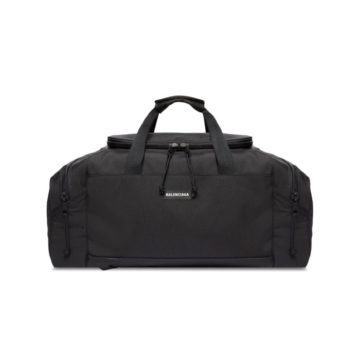 NIGO Balenciaga Men's Black Letter Logo Zipper Closure Polyester Backpack Shoulder Bag Tote Bags #nigo75667
