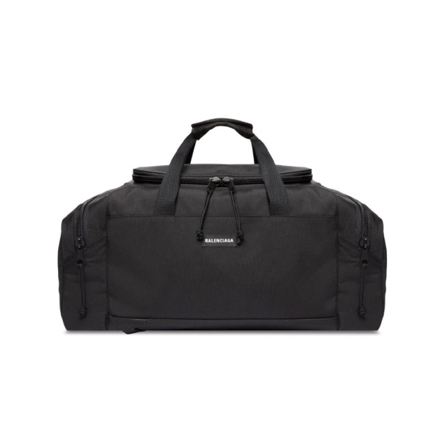 NIGO Balenciaga Men's Black Letter Logo Zipper Closure Polyester Backpack Shoulder Bag Tote Bags #nigo75667