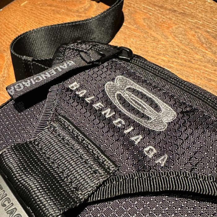 NIGO Balenciaga Men's And Women's Solid Color Adjustable Simple Flap Buckle Closure Nylon Shoulder Crossbody Bag Bags #nigo75674