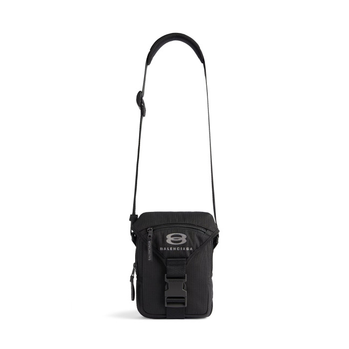 NIGO Balenciaga Men's And Women's Solid Color Adjustable Simple Flap Buckle Closure Nylon Shoulder Crossbody Bag Bags #nigo75674
