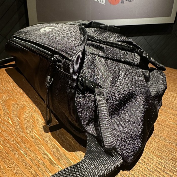 NIGO Balenciaga Men's And Women's Solid Color Adjustable Simple Flap Buckle Closure Nylon Shoulder Bag Waist Bags #nigo75675