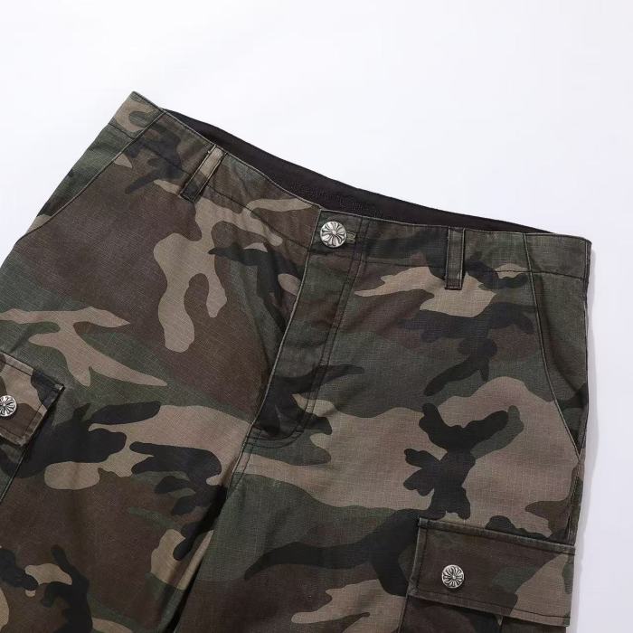 NIGO Chrome Hearts Men's Spring and Autumn Camouflage Printed Three-dimensional Pocket Work Pants #nigo75746
