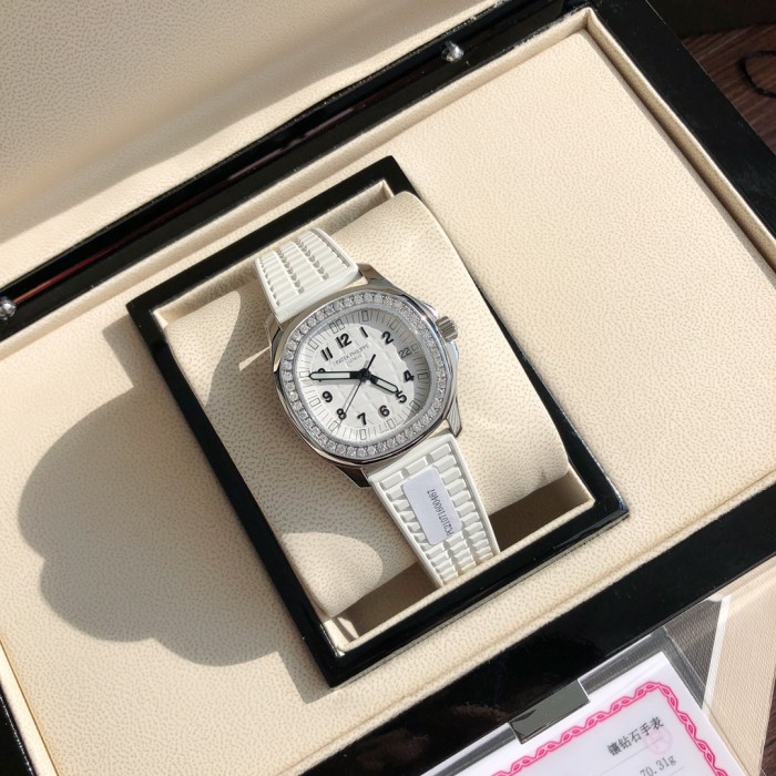 NIGO Patek Philippe Women's Quartz 100M Water Resistant Solid Color Dial Rubber Strap Watch #nigo75754
