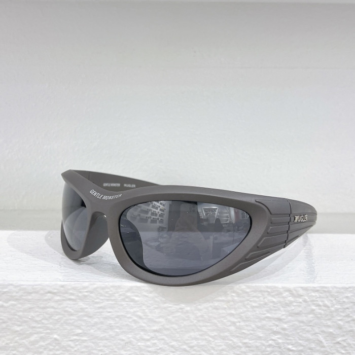 NIGO GENTLE MONSTER Men Women Black Sunglasses Fashion Irregular Sunglasses #nigo75787