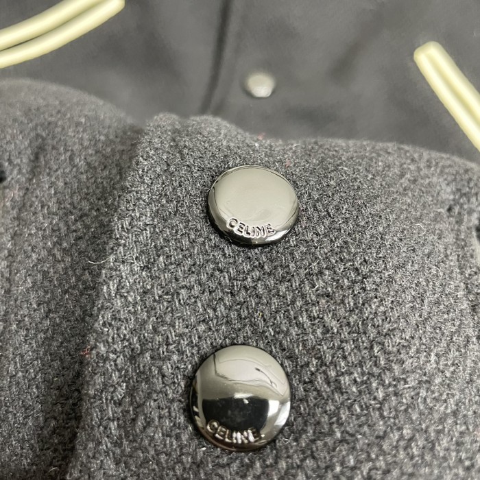 NIGO Celine Men's Spring & Autumn Colorblocking Single Breasted Textured Wool Baseball Coat Long Sleeve Jacket Ngvp #nigo1251