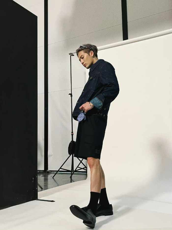NIGO Louis Vuitton Men's Summer Solid Color Shorts with Pockets and Metallic Embellishments #nigo75769