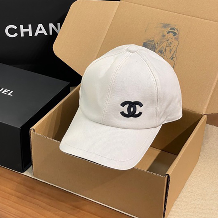 NIGO Chanel Men's and Women's Solid Color Embroidered Logo Cotton Duck Hat Cap #nigo75768