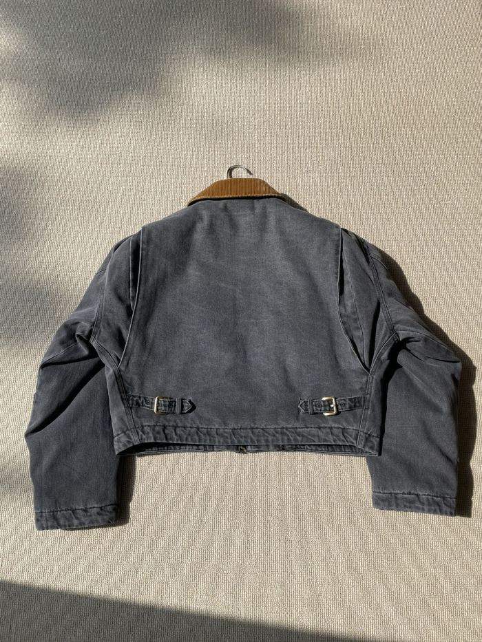 NIGO MiuMiu Women's Autumn and Winter Colorblocking Lapel Logo Embroidery Zipper Long Sleeve Jacket #nigo75761