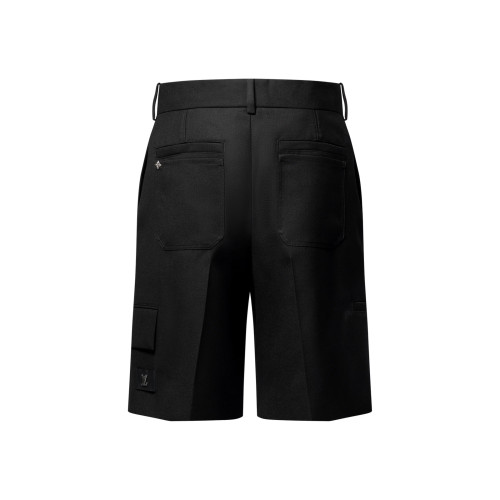 NIGO Louis Vuitton Men's Summer Solid Color Shorts with Pockets and Metallic Embellishments #nigo75769