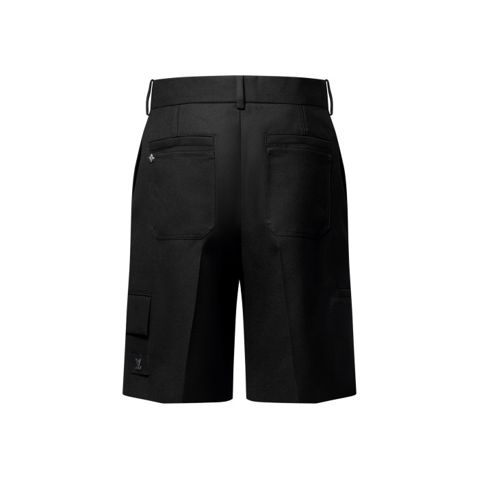NIGO Louis Vuitton Men's Summer Solid Color Shorts with Pockets and Metallic Embellishments #nigo75769