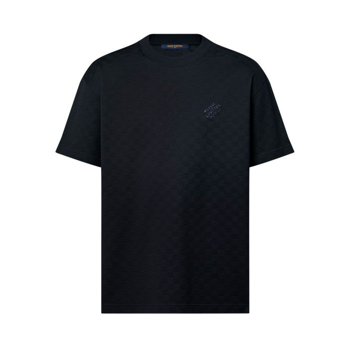 NIGO Louis Vuitton Men's Summer Solid Color Letter Logo Round Neck Cotton Short Sleeve T-Shirt #nigo75784