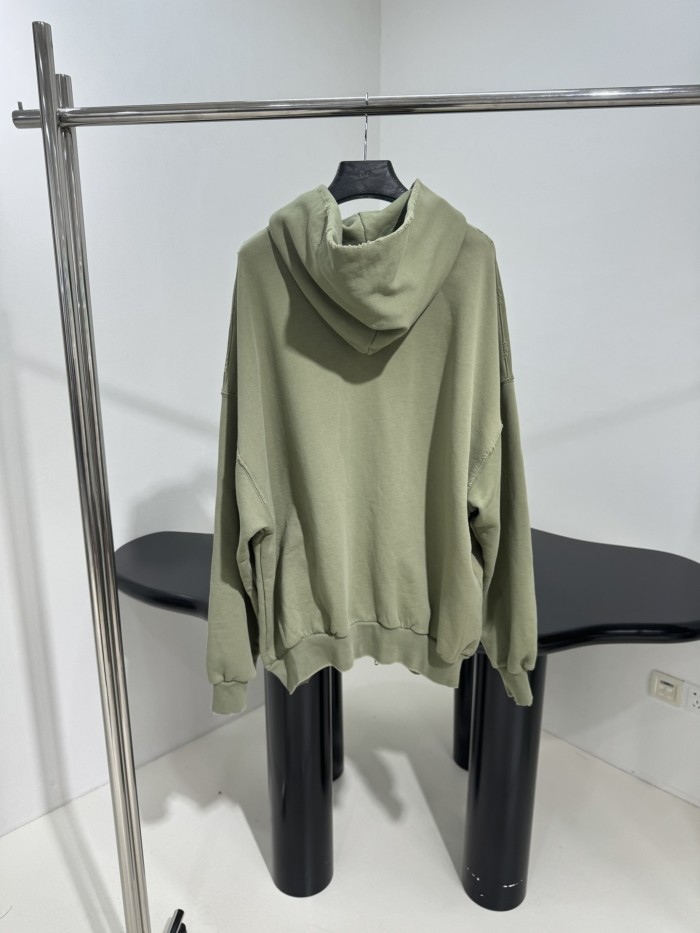 NIGO Balenciaga Men's And Women's Spring And Fall Solid Color Embroidery Letter Print Hooded Zipper Long Sleeved Jacket #nigo75772