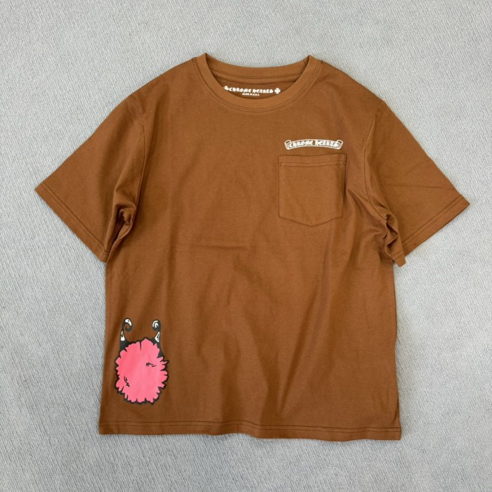 NIGO Chrome Hearts Men's Summer Solid Color Printed Round Neck Cotton Short Sleeve T-Shirt #nigo75818