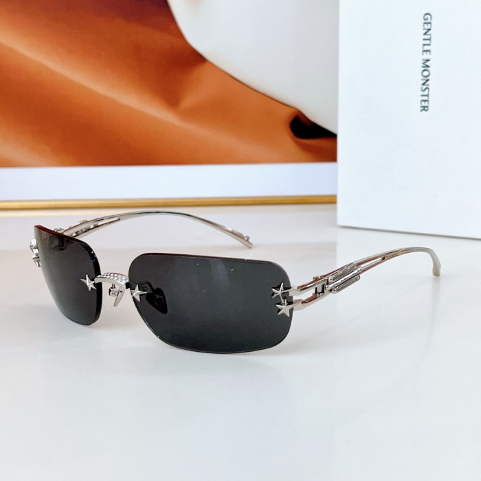 NIGO GENTLE MONSTER Men's And Women's Rimless Design Fashionable Personalized Sunglasses Glasses #nigo75796