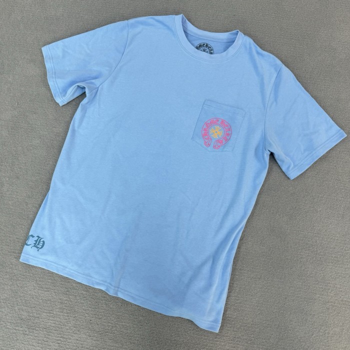NIGO Chrome Hearts Men's Summer Solid Color Printed Round Neck Cotton Short Sleeve T-Shirt #nigo75818
