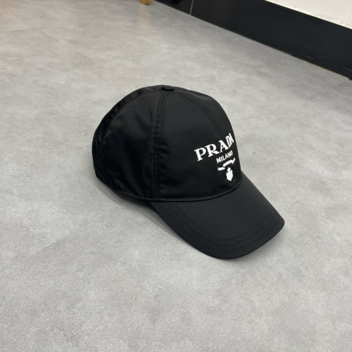 NIGO Prada Men's Logo Embroidery Pattern Printed Solid Color Nylon Duck Cap Hat #nigo75813