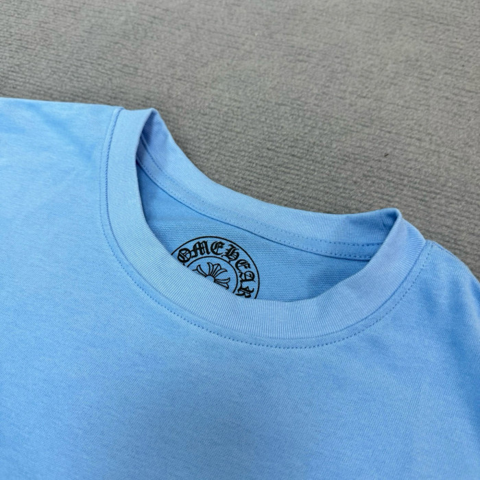 NIGO Chrome Hearts Men's Summer Solid Color Printed Round Neck Cotton Short Sleeve T-Shirt #nigo75818