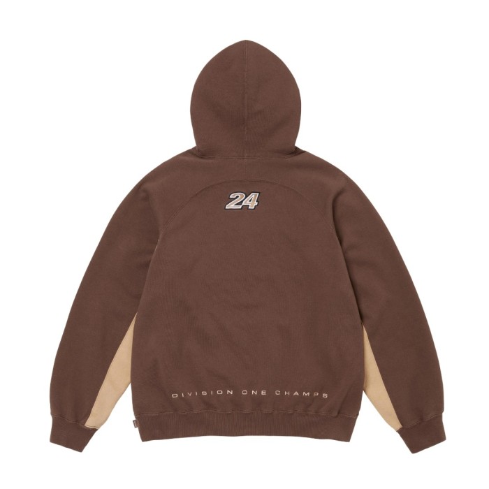 NIGO Supreme Men's and Women's Spring and Fall Embroidered Logo Printed Pattern Drawstring Padded Hooded Sweatshirt #nigo75795