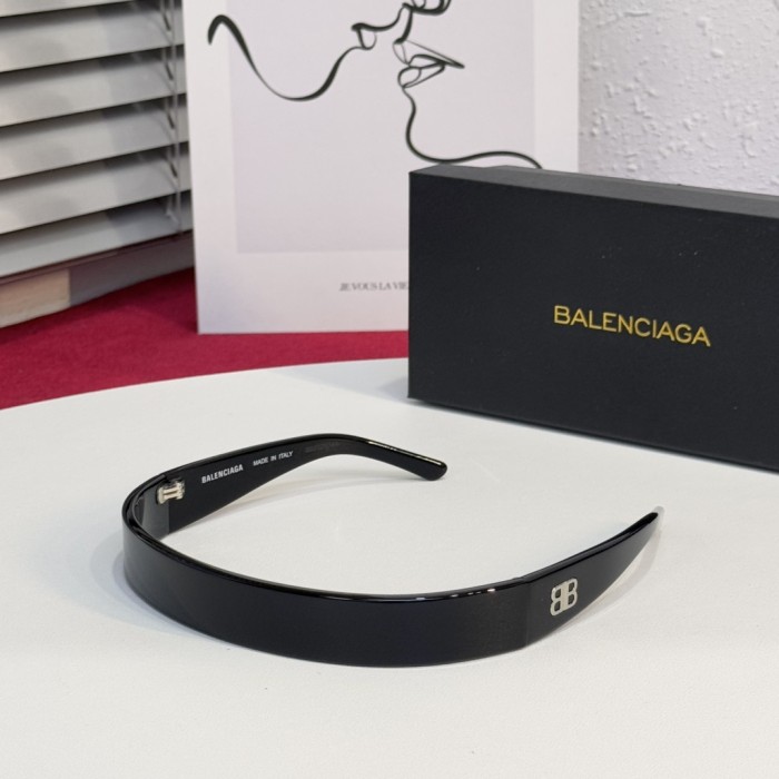 NIGO Balenciaga Women's Solid Color Acetate Sunglasses Style Hairband Jewelry #nigo75817