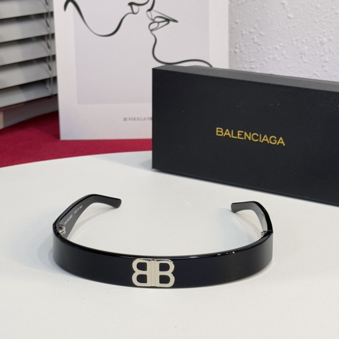 NIGO Balenciaga Women's Solid Color Acetate Sunglasses Style Hairband Jewelry #nigo75817