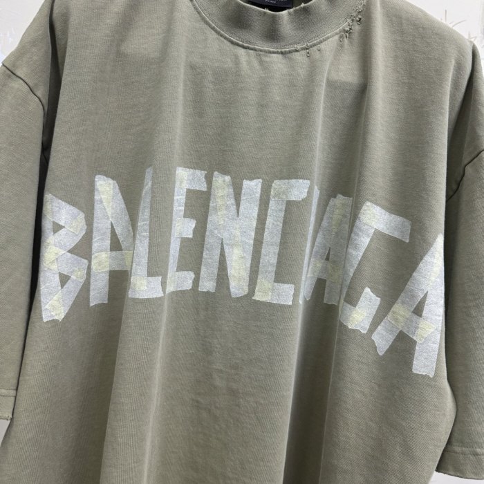 NIGO Balenciaga Men's Summer Letter Logo Print Round Neck Regular Fit Short Sleeve T-Shirt #nigo75791