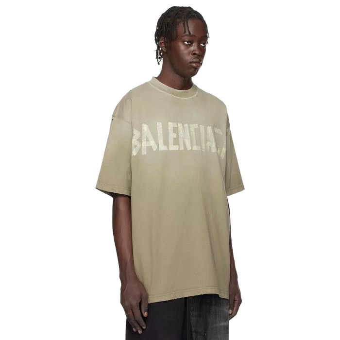 NIGO Balenciaga Men's Summer Letter Logo Print Round Neck Regular Fit Short Sleeve T-Shirt #nigo75791
