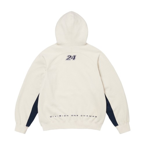 NIGO Supreme Men's and Women's Spring and Fall Embroidered Logo Printed Pattern Drawstring Padded Hooded Sweatshirt #nigo75795