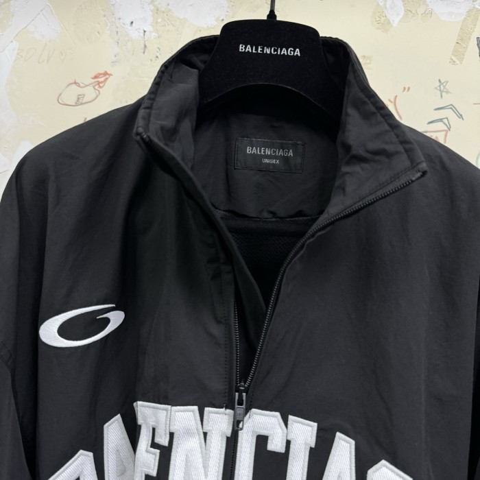 NIGO Balenciaga Basketball Series Men's Spring And Fall Black Technology Poplin Sports Zipper Long Sleeved Jacket #nigo75789