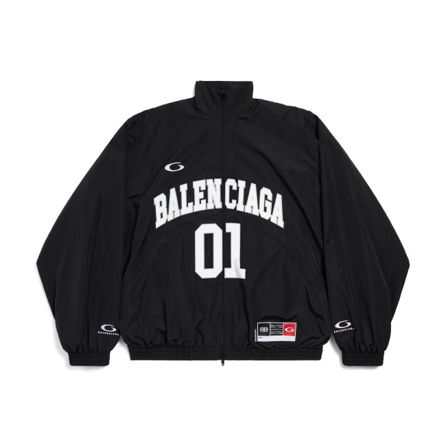 NIGO Balenciaga Basketball Series Men's Spring And Fall Black Technology Poplin Sports Zipper Long Sleeved Jacket #nigo75789
