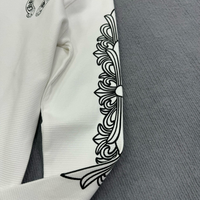 NIGO Chrome Hearts Men's Spring/Summer Solid Color Long Sleeve T-Shirt #nigo75819