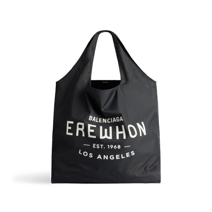 NIGO Balenciaga Men's Solid Color Letter Printed Nylon Shopper Handbag Tote Bag Bags #nigo75822