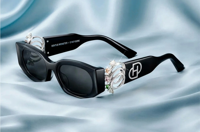 NIGO GENTLE MONSTER D‘heygere Men's and Women's Jewelry Ring Decorative Plate Frames Irregular Shape Sunglasses Glasses #nigo75821