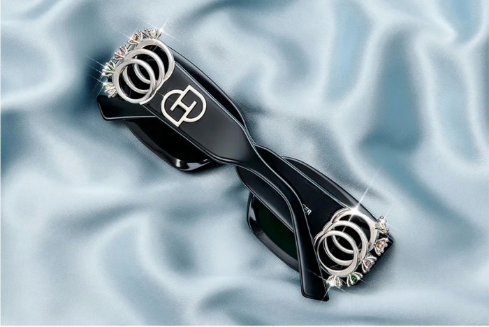 NIGO GENTLE MONSTER D‘heygere Men's and Women's Jewelry Ring Decorative Plate Frames Irregular Shape Sunglasses Glasses #nigo75821