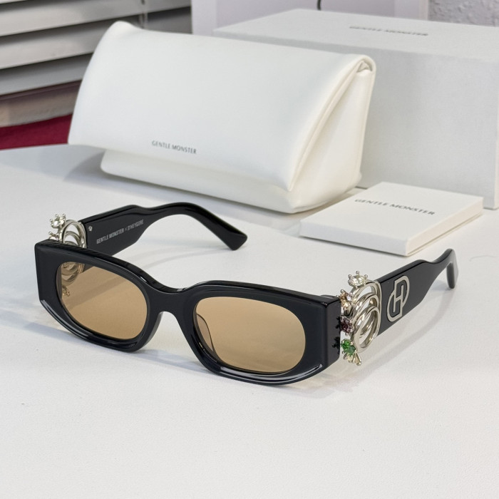 NIGO GENTLE MONSTER D‘heygere Men's and Women's Jewelry Ring Decorative Plate Frames Irregular Shape Sunglasses Glasses #nigo75821