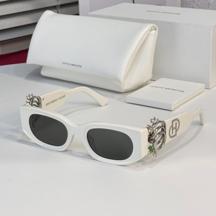 NIGO GENTLE MONSTER D‘heygere Men's and Women's Jewelry Ring Decorative Plate Frames Irregular Shape Sunglasses Glasses #nigo75821