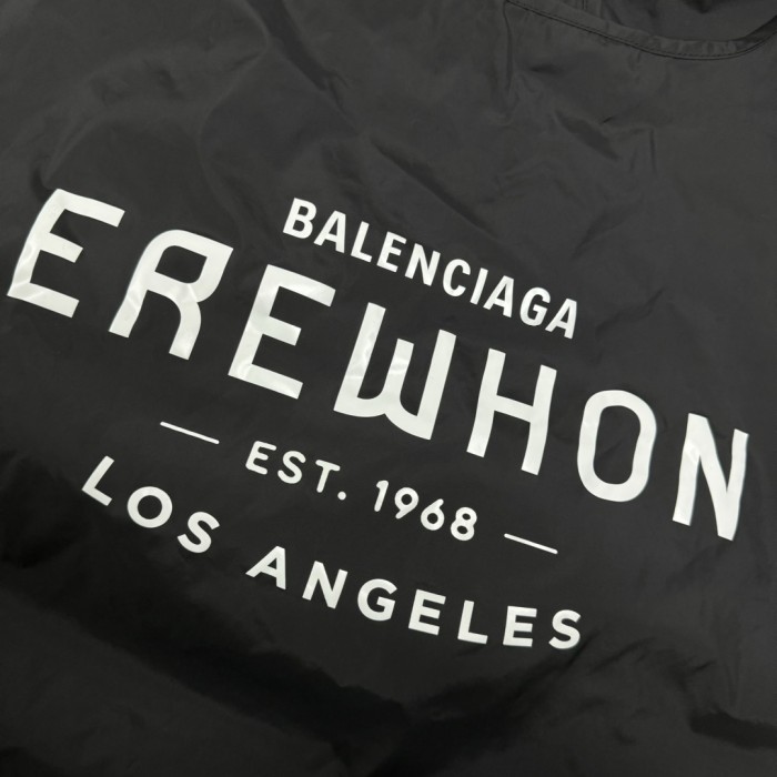 NIGO Balenciaga Men's Solid Color Letter Printed Nylon Shopper Handbag Tote Bag Bags #nigo75822