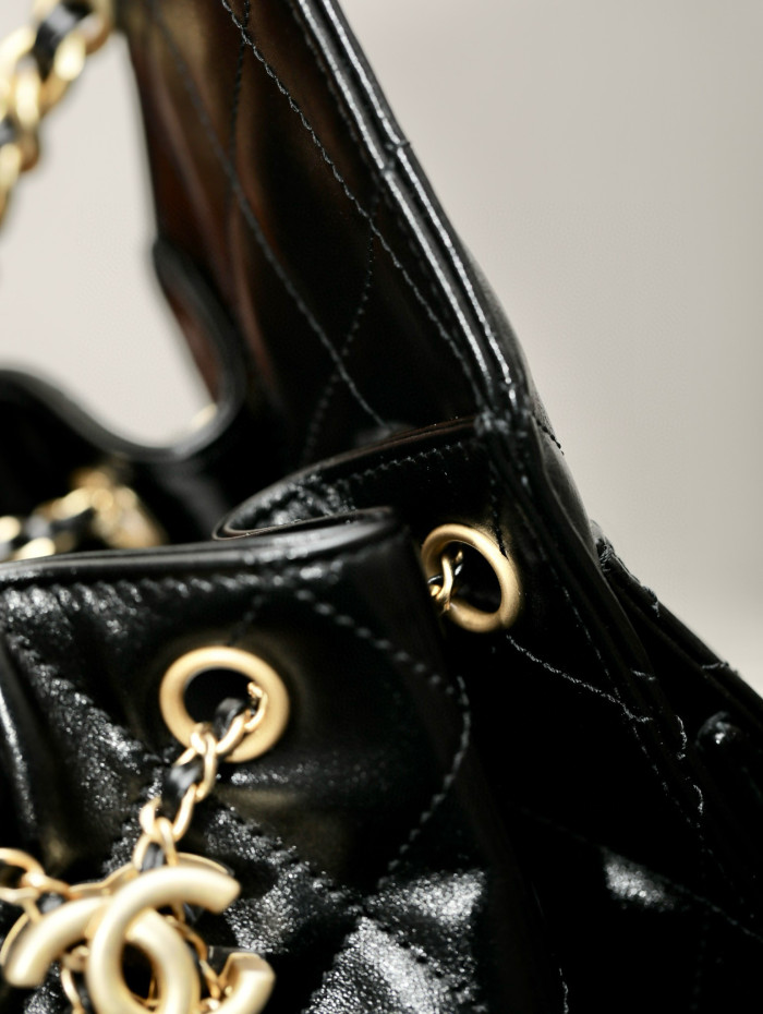 NIGO Chanel Women's Classic Double C Logo Solid Color Cowhide & Leather Tote Shoulder Bag Bags #nigo75835