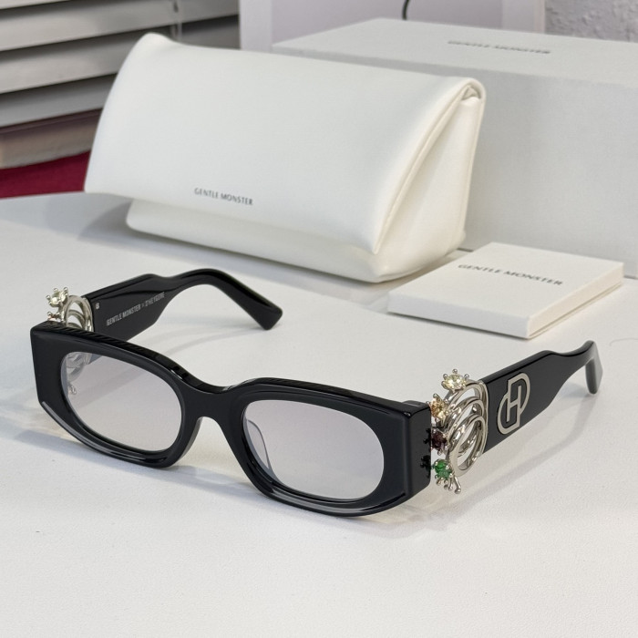 NIGO GENTLE MONSTER D‘heygere Men's and Women's Jewelry Ring Decorative Plate Frames Irregular Shape Sunglasses Glasses #nigo75821