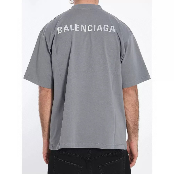 NIGO Balenciaga Men's Summer Solid Color Letter Print Round Neck Cotton Short Sleeve T-Shirt #nigo75848