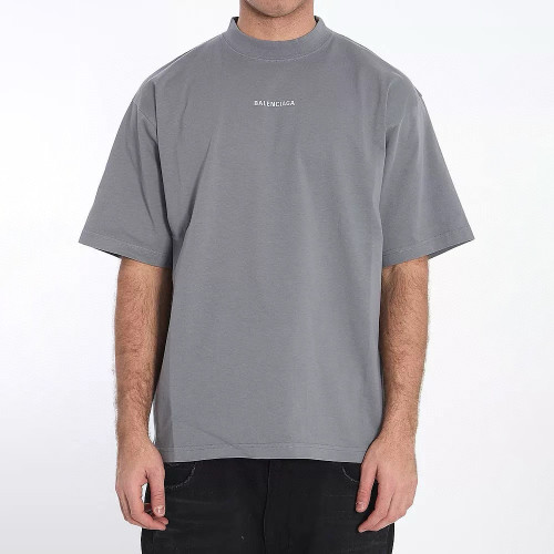 NIGO Balenciaga Men's Summer Solid Color Letter Print Round Neck Cotton Short Sleeve T-Shirt #nigo75848