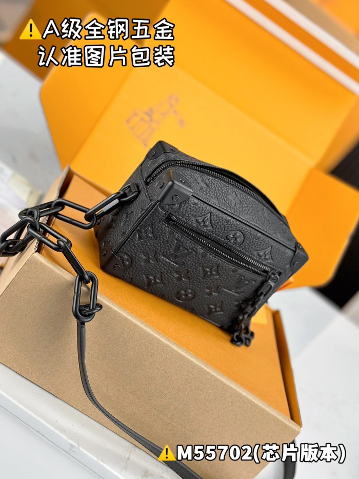 NIGO Louis Vuitton Mini Soft Trunk Men's Old Flower Cowhide Canvas Tote Shoulder Crossbody Bag Bags #nigo75886